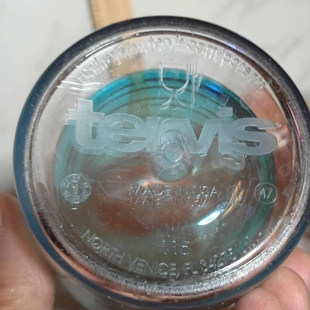 Tervis Tumbler 16oz Insulated Drinkware Set of 4 Jewel Tones Made in USA